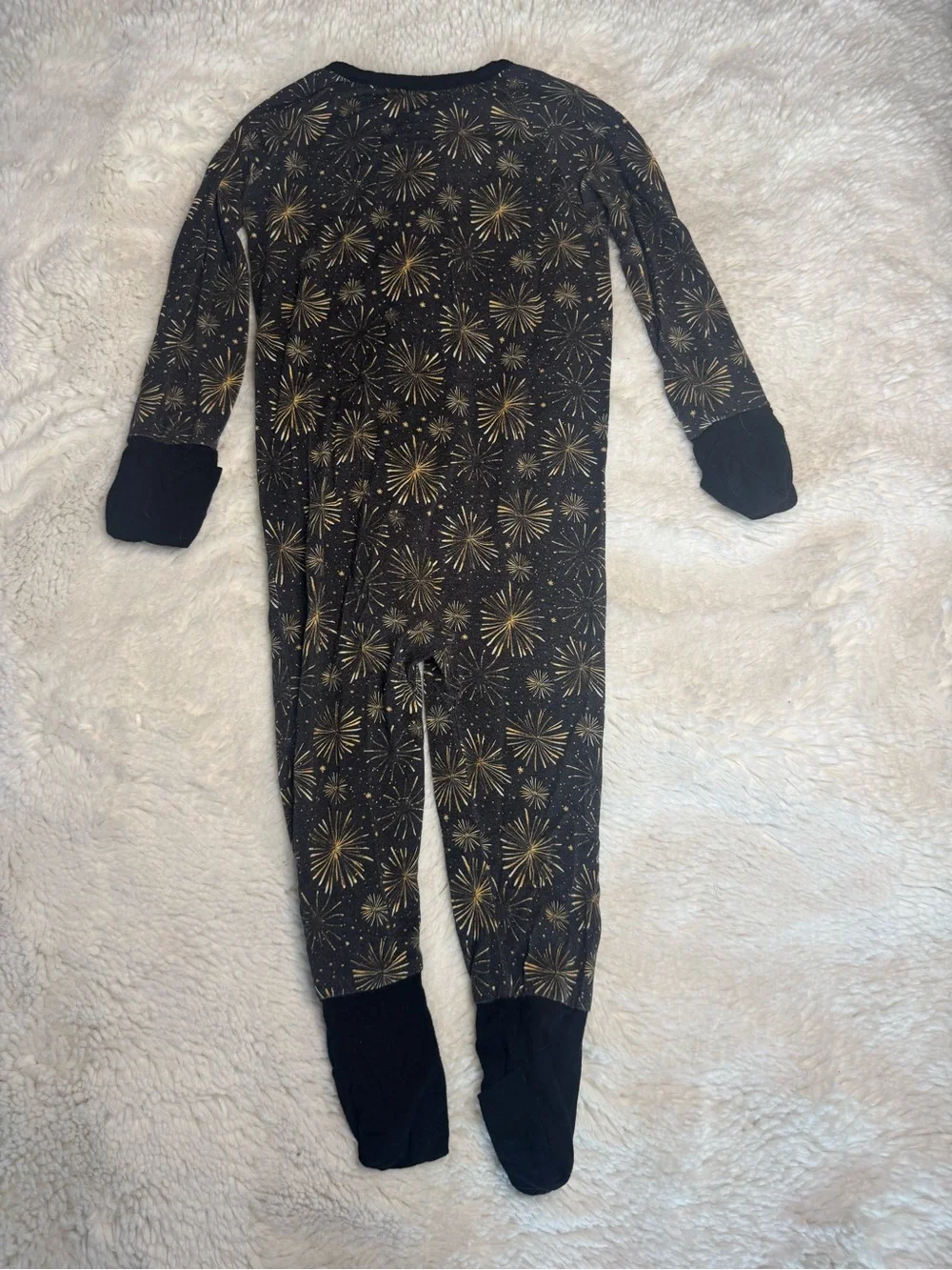 Little One Shop Bamboo Fireworks Footie Sleeper 12-18M